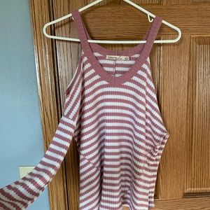 Off-the-shoulder sweater